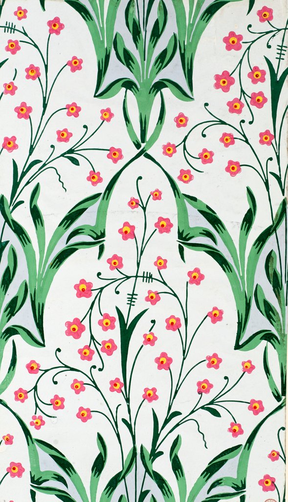 Detail of Wallpaper design by Owen Jones