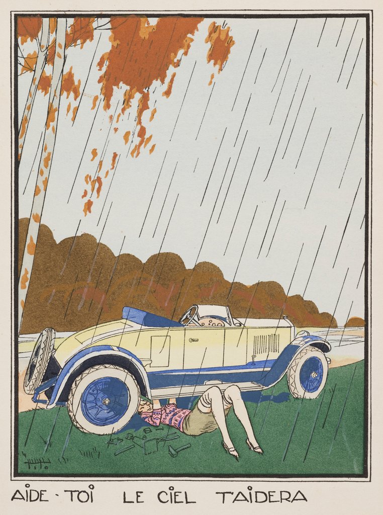 Detail of Aide-toi. Le ciel t'aidera by Ettore Tito