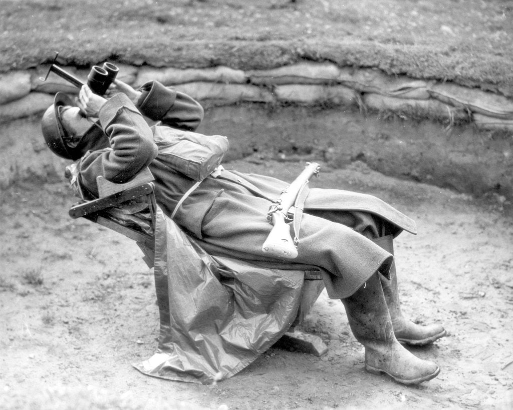 Detail of An aircraft spotter by Associated Newspapers