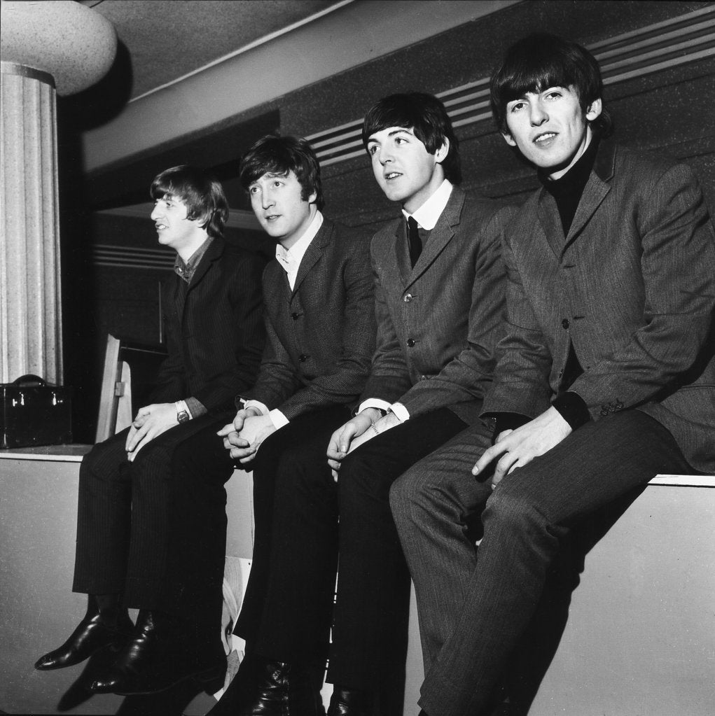 Detail of The Beatles backstage in Edinburgh by Associated Newspapers