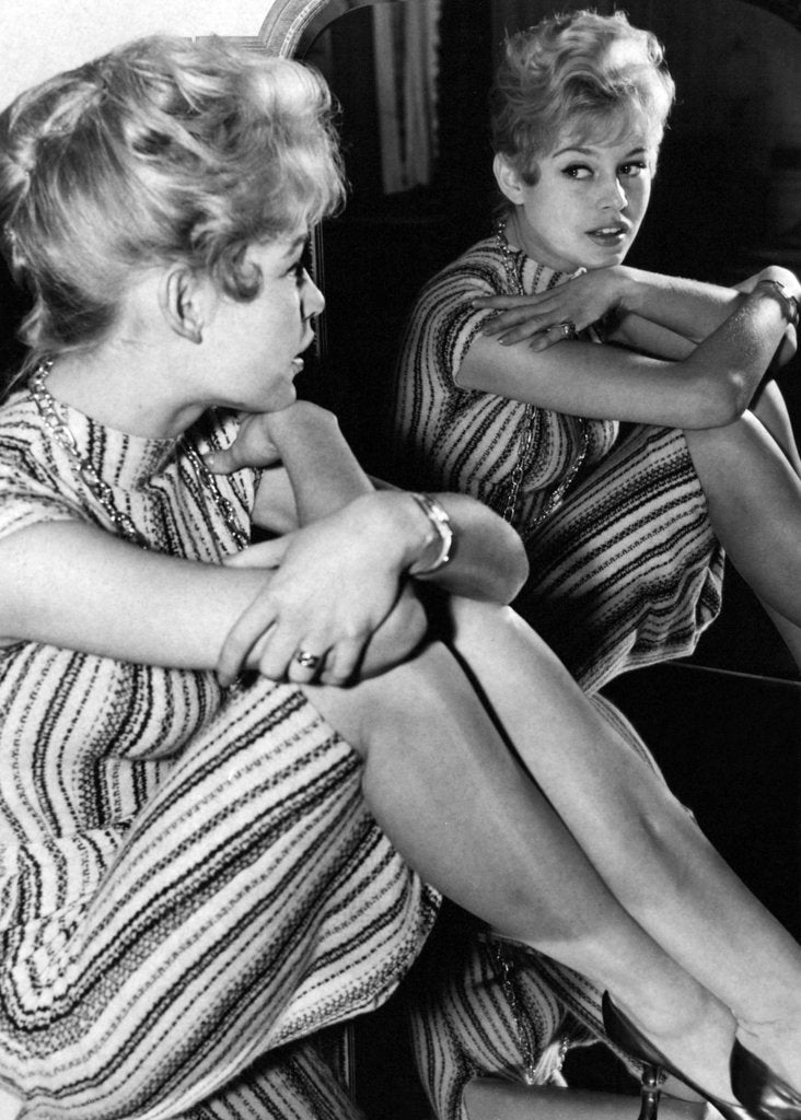 Detail of Brigitte Bardot at the mirror by Associated Newspapers