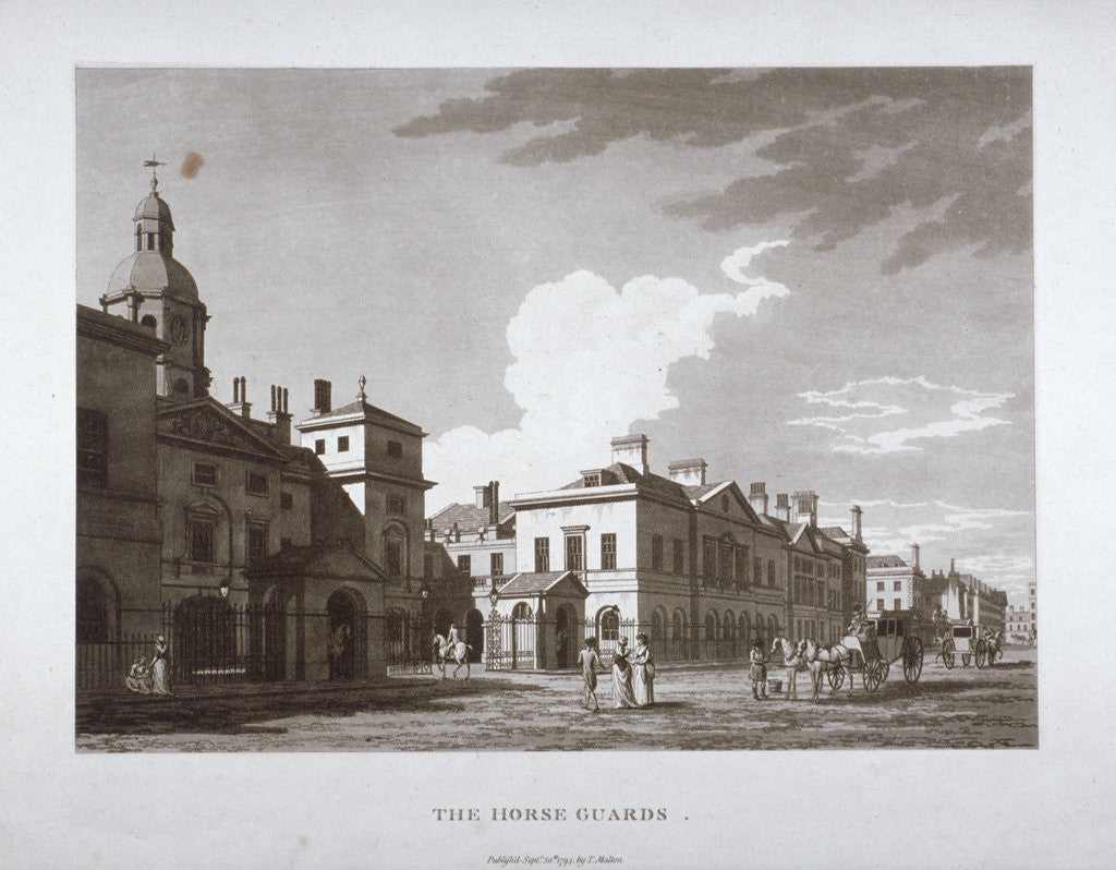 Detail of Horse Guards, Westminster, London by Anonymous