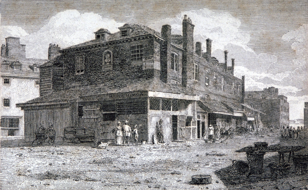 Detail of View of Hungerford Market, Westminster, London by Anonymous