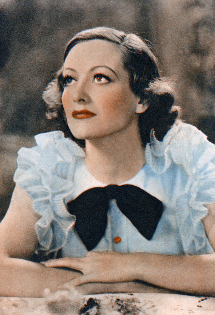 Detail of Joan Crawford (1905-1977), American actress by Anonymous