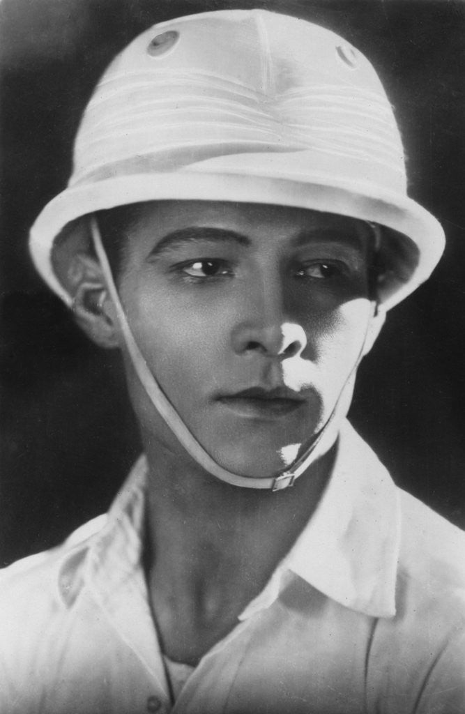 Detail of Rudolph Valentino (1895-1926), Italian actor by Anonymous