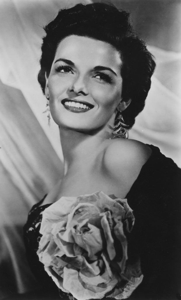 Detail of Jane Russell (b1921), American actress by Anonymous