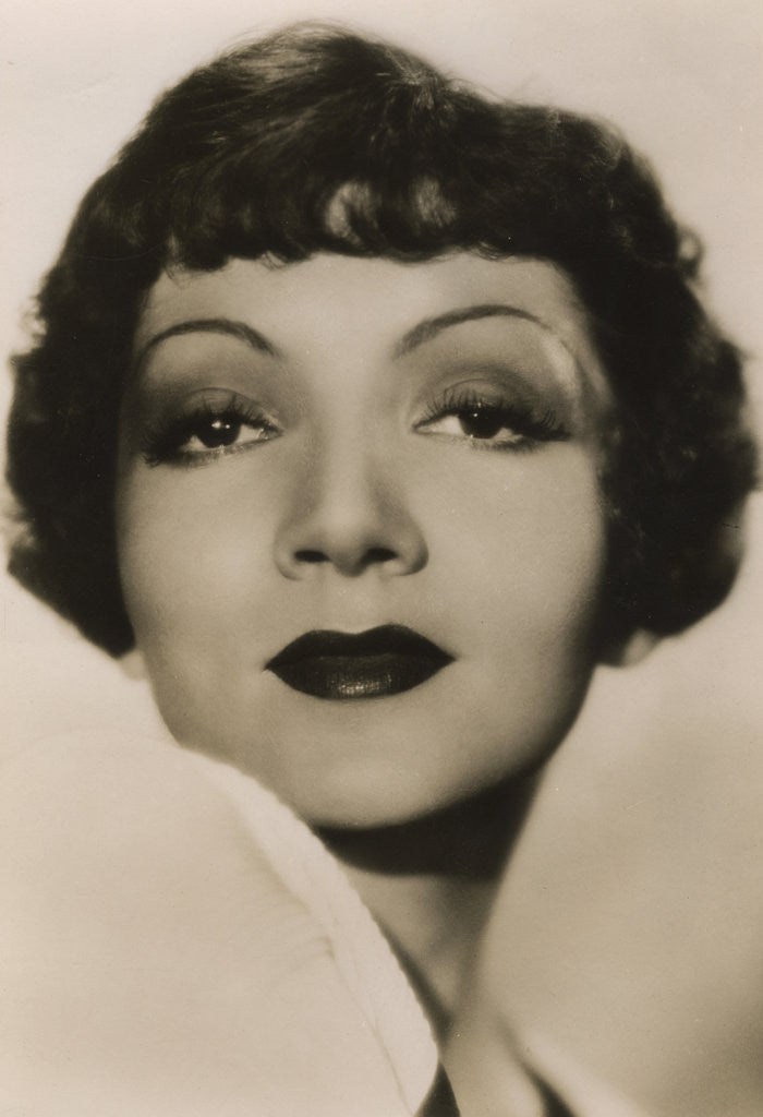 Detail of Claudette Colbert (1903-1996), American actress by Anonymous