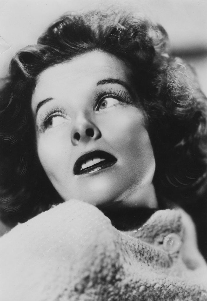 Detail of Katharine Hepburn (1907-2003), American actress by Anonymous