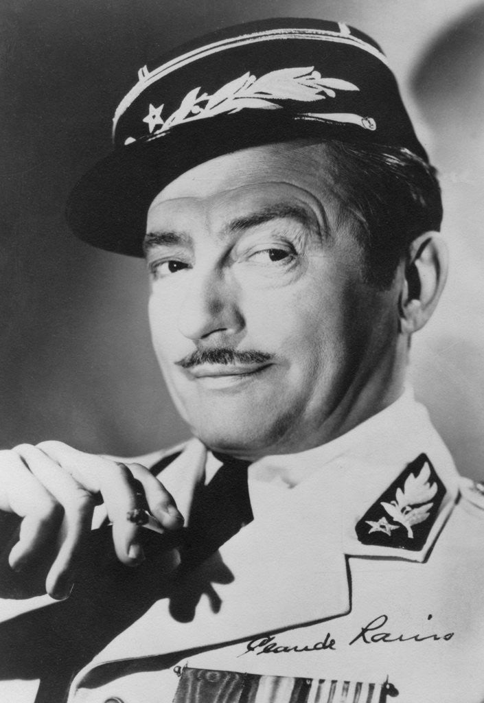 Detail of Claude Rains (1889-1967), English actor by Anonymous