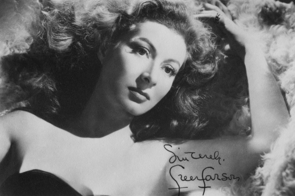 Detail of Greer Garson (1904-1996), English actress by Anonymous
