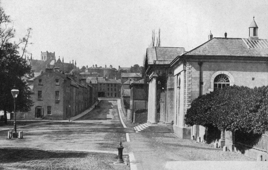 Detail of College Street, Armagh, Northern Ireland by W Lawrence