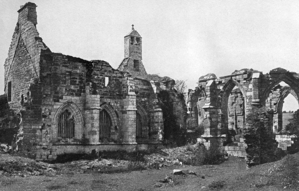 Detail of Crossraguel Abbey, Maybole, South Ayrshire, Scotland by Valentine & Sons