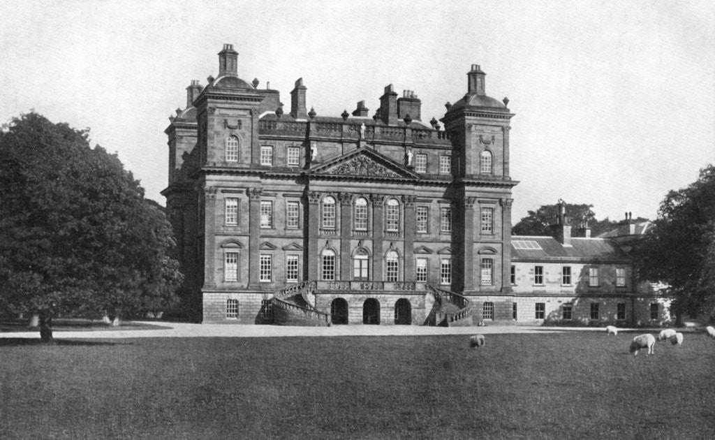 Detail of Duff House, Banff, Scotland by Valentine & Sons
