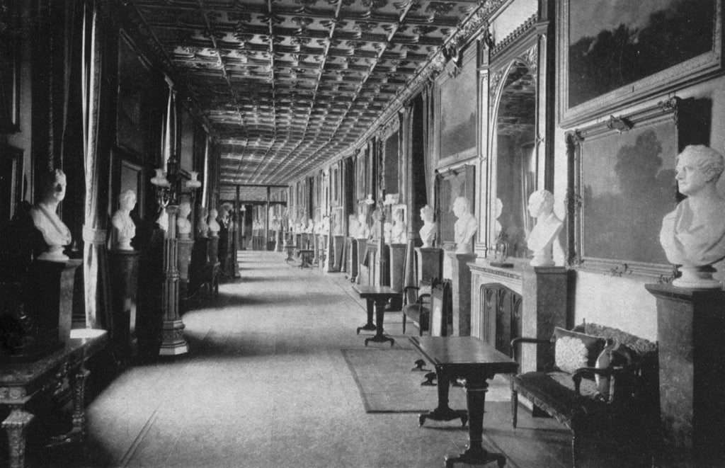 Detail of The Grand Corridor, Windsor Castle, Berkshire by HN King