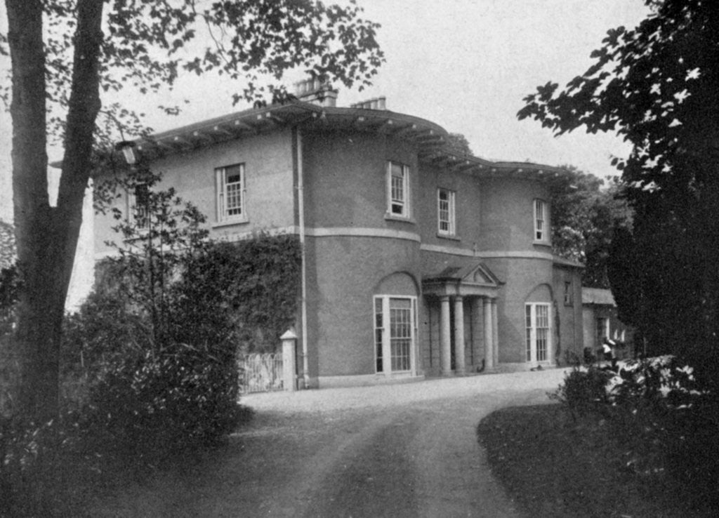 Detail of Braganza House, the Bishop's Palace, Carlow, Ireland by Valentine & Sons