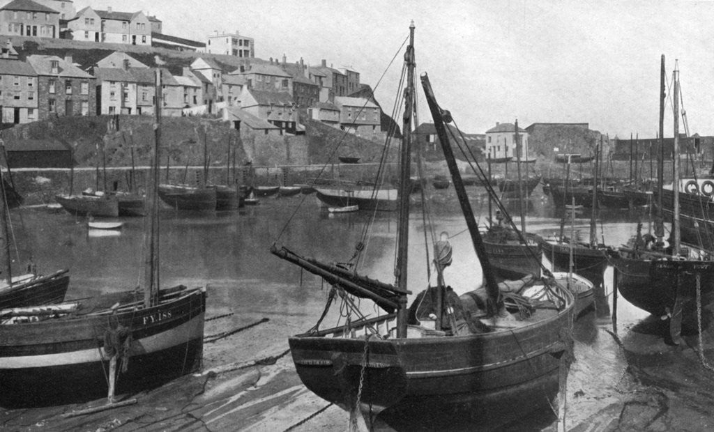 Detail of Mevagissey harbour, Cornwall by Underwood