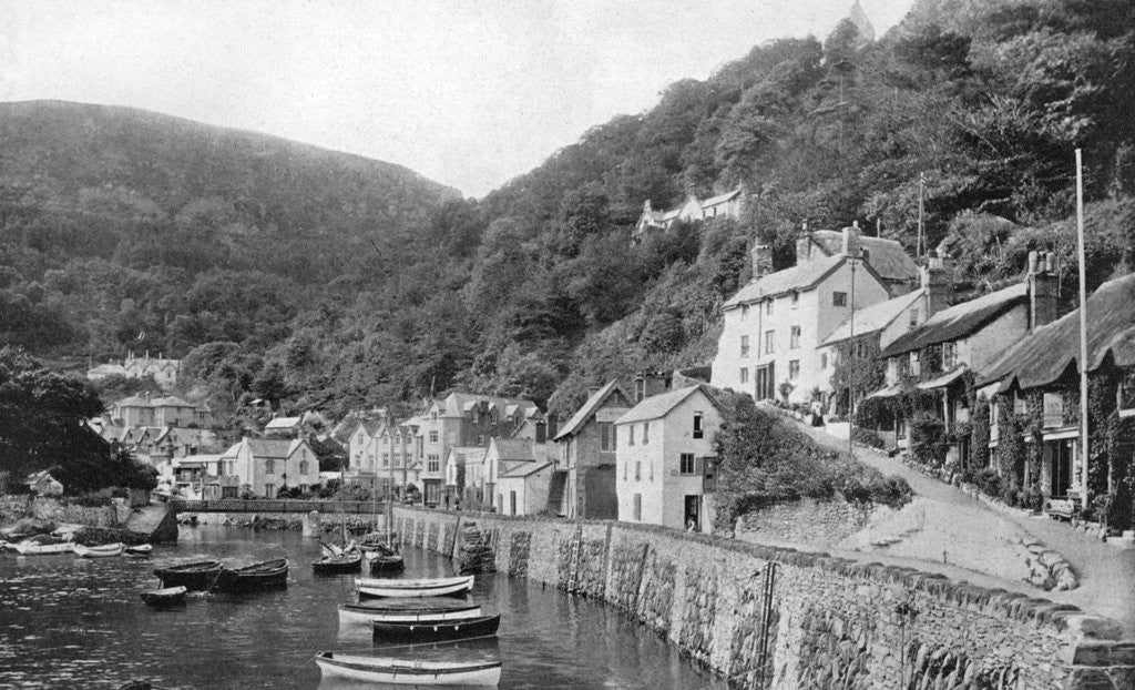 Detail of Lynmouth harbour, Devon by Anonymous