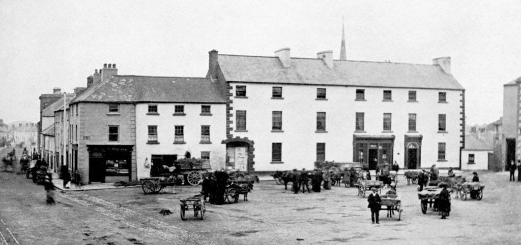 Detail of The Square, Mountmellick, County Laois, Ireland by W Lawrence
