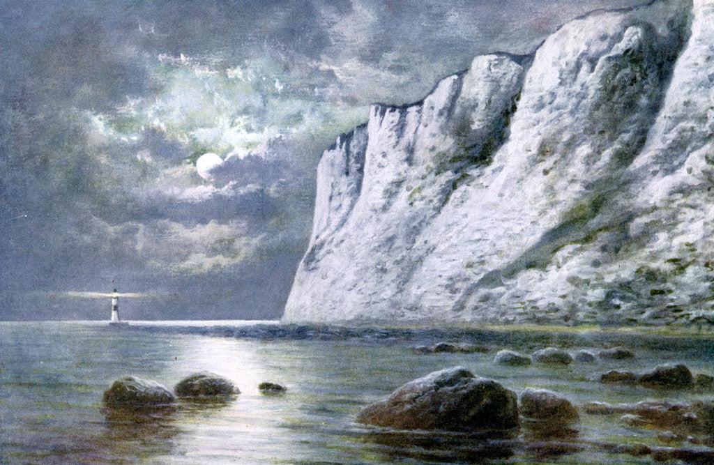 Detail of Beachy Head, Sussex by JW Gozzard