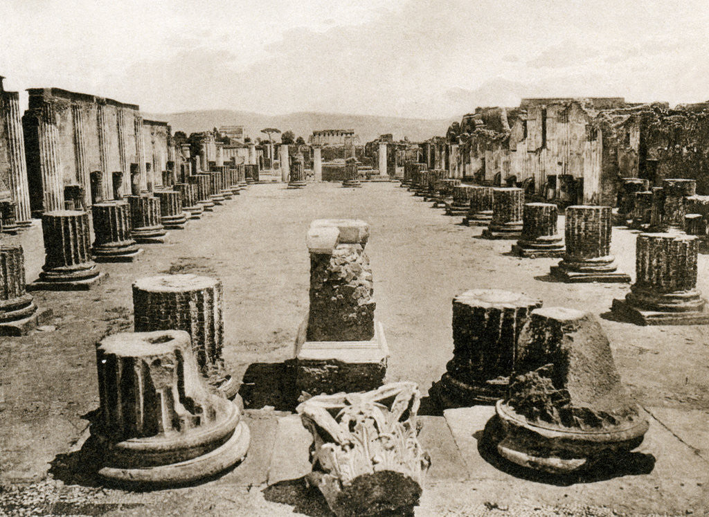 Detail of Basilica, Pompeii, Italy by Anonymous
