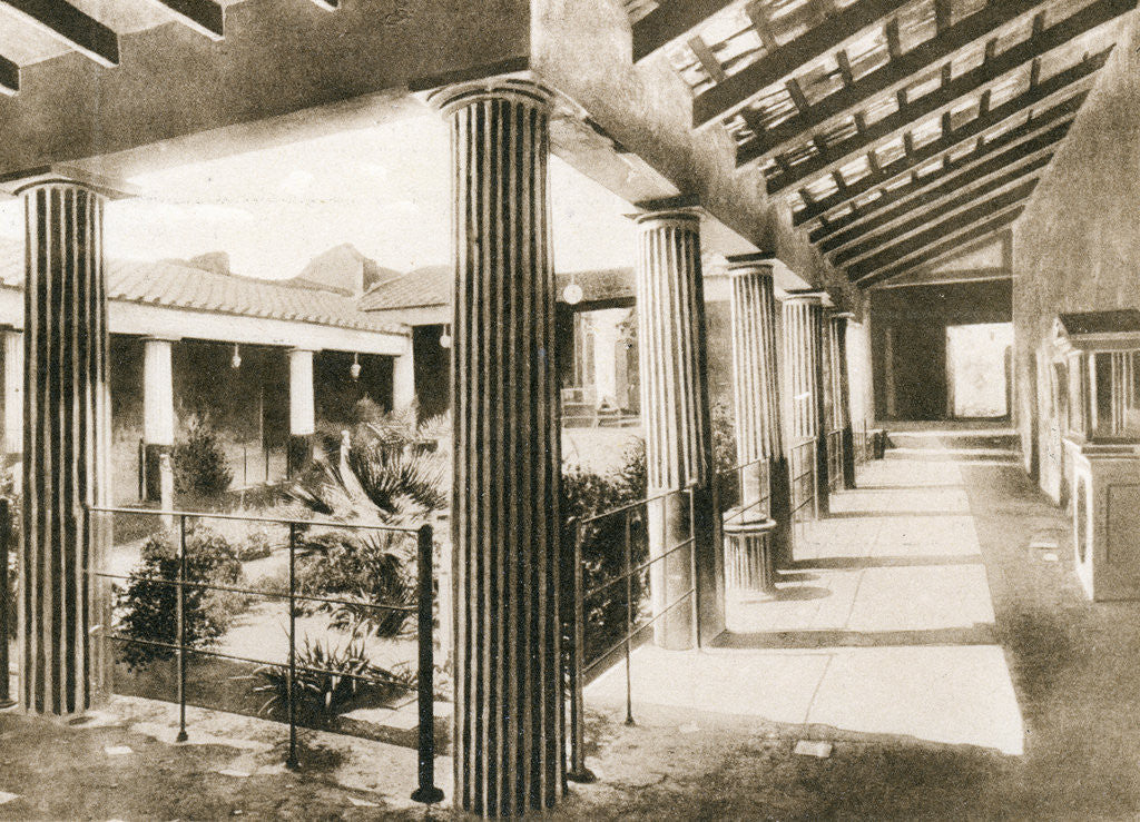 Detail of Casa degli Amorini Dorati, Pompeii, Italy by Anonymous