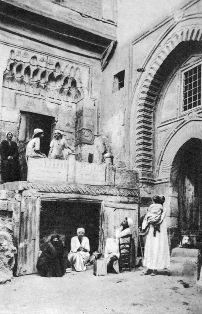 Detail of A picturesque corner of Cairo, Egypt by Anonymous