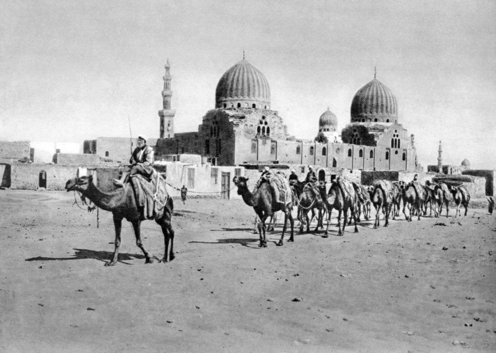 Detail of The Tombs of the Califs, Cairo, Egypt by Anonymous
