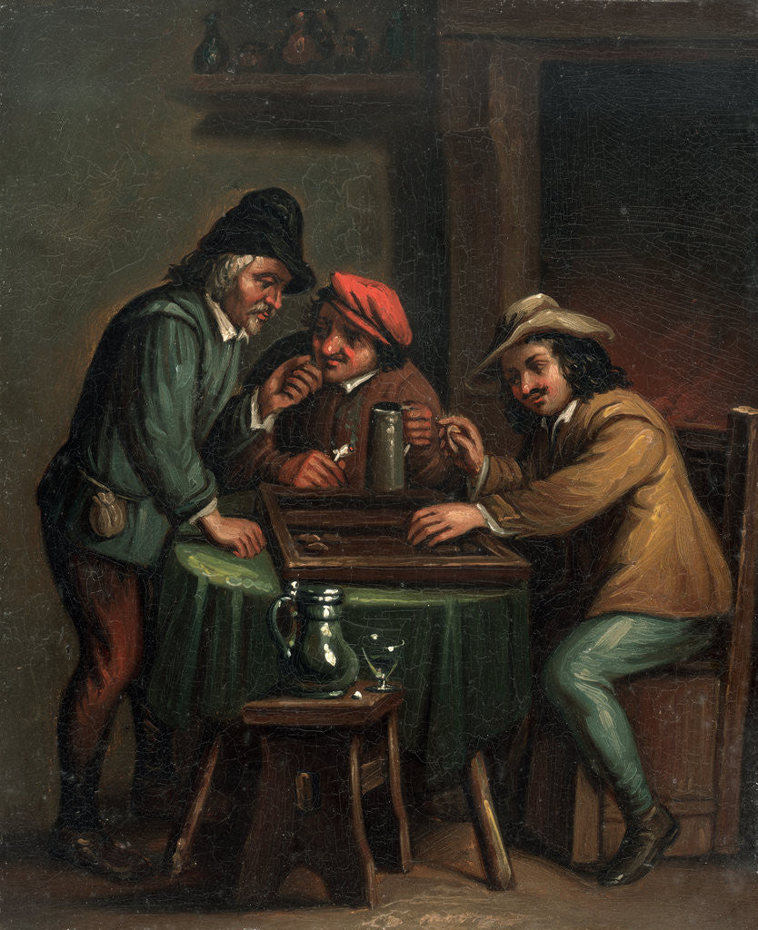 Detail of Backgammon Players by Anonymous