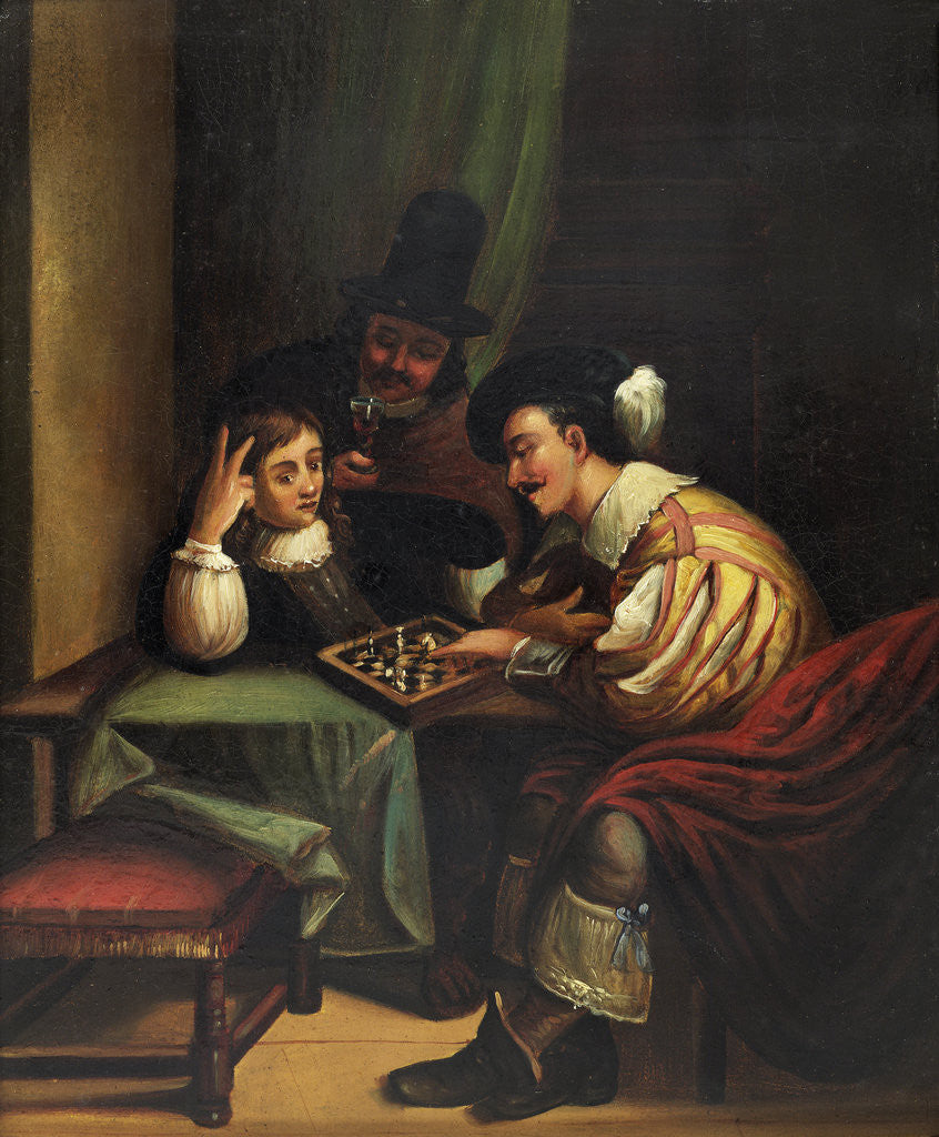 Detail of The Chess Players by Anonymous