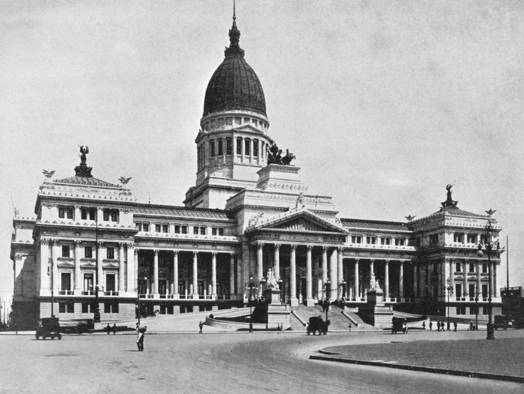 Detail of Argentine Congress Hall, Buenos Aires, Argentina by Anonymous