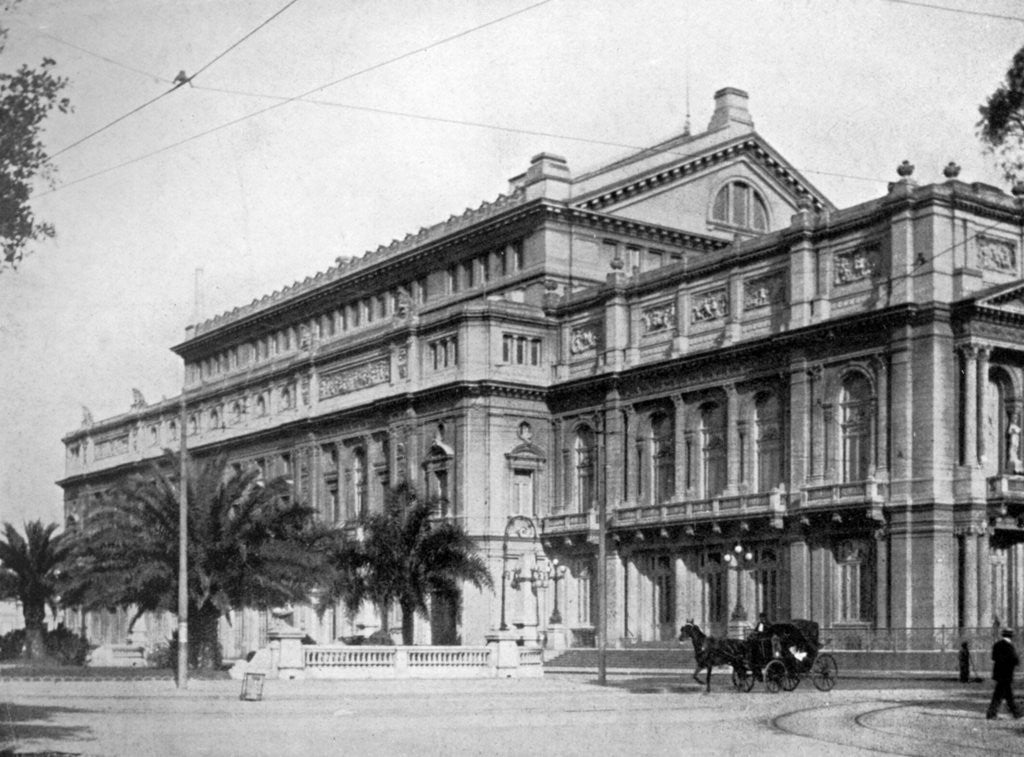 Detail of Colon Theatre, Buenos Aires, Argentina by Anonymous