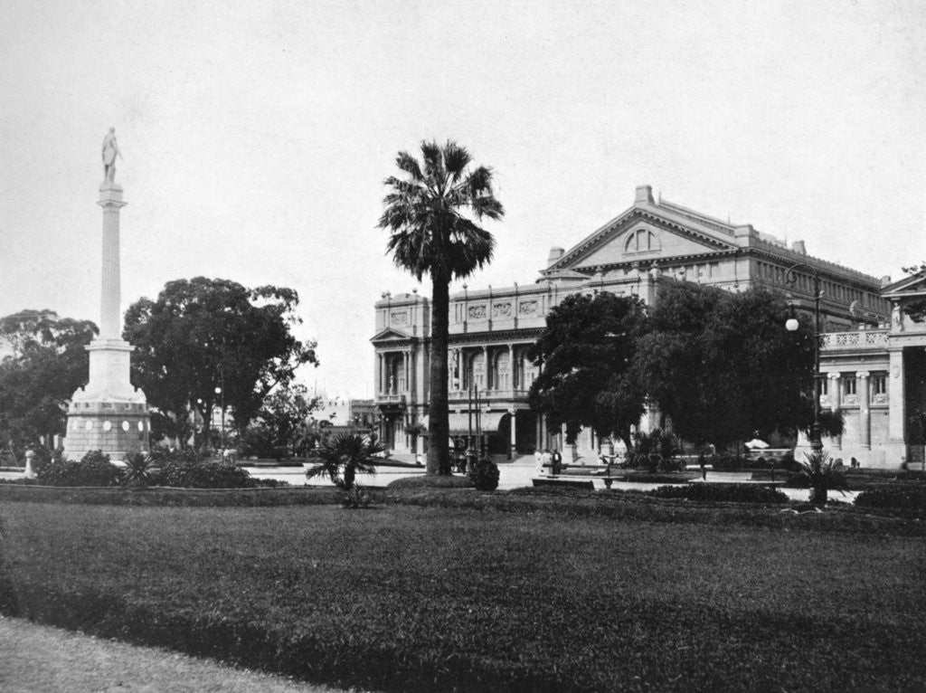 Detail of Lavalle Square, Buenos Aires, Argentina by Anonymous