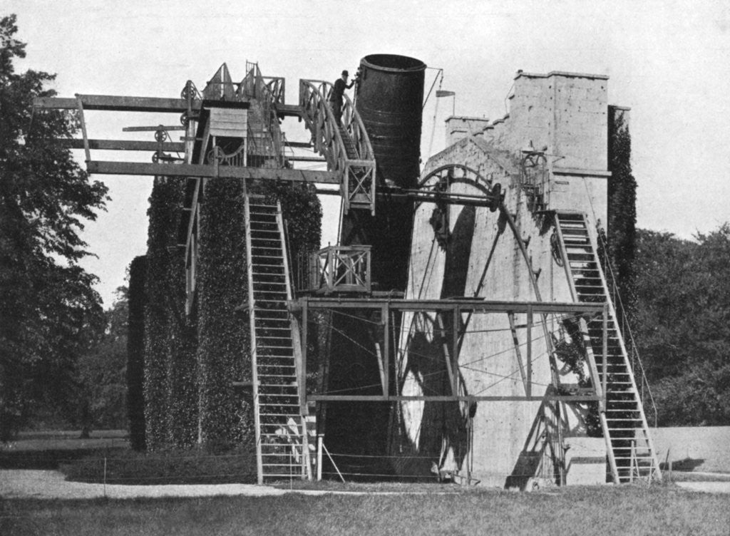 Detail of Lord Rosse's telescope, Birr, Offaly, Ireland by W Lawrence