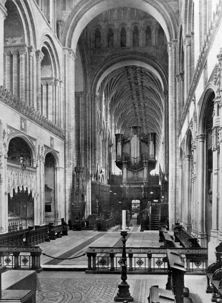 Detail of The choir, Norwich Cathedral by National Maritime Museum