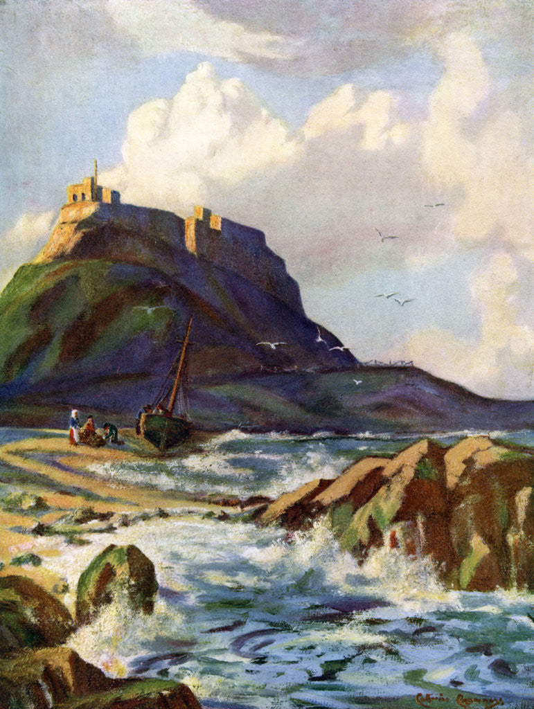 Detail of Lindisfarne, Northumberland by Catharine Chamney