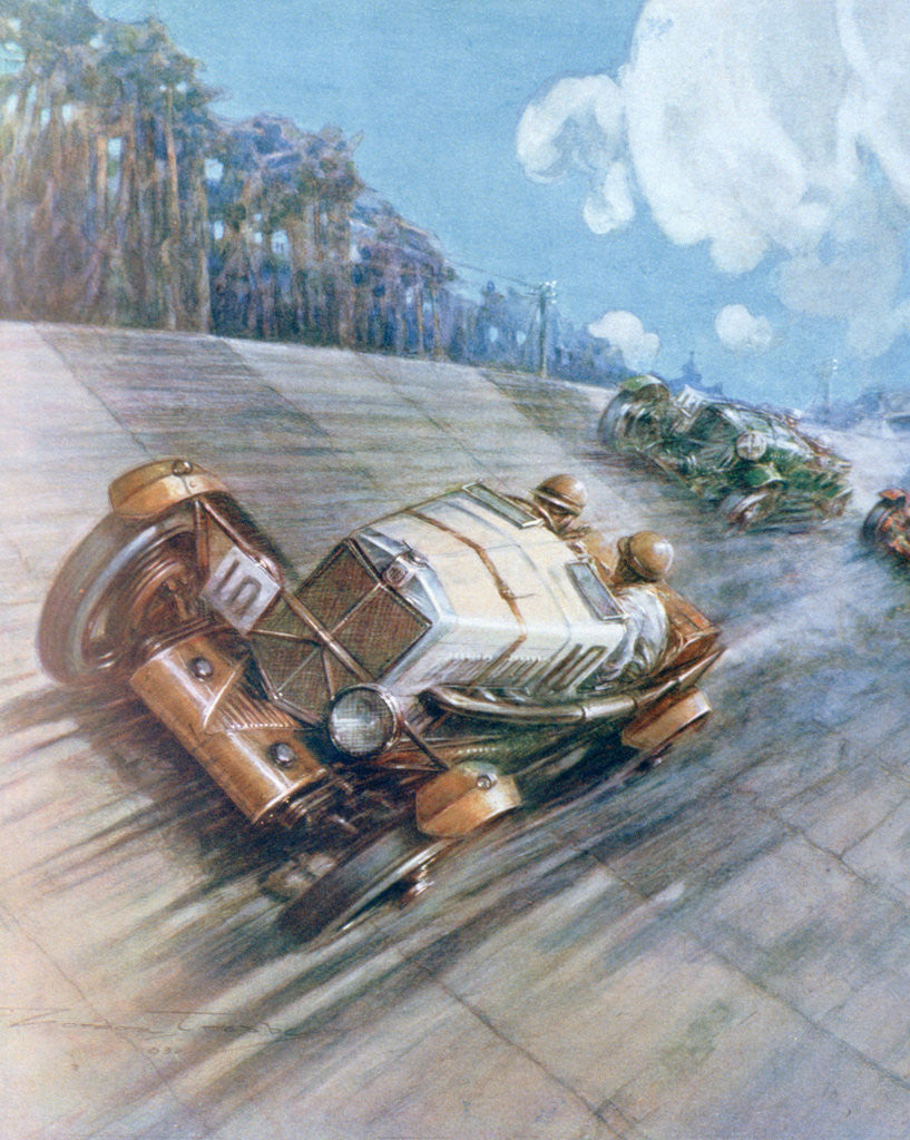 Detail of Motor racing by Anonymous