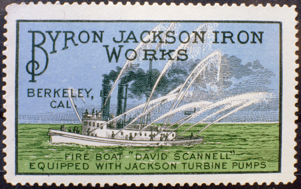 Detail of Fire boat 'David Scannell' by Anonymous