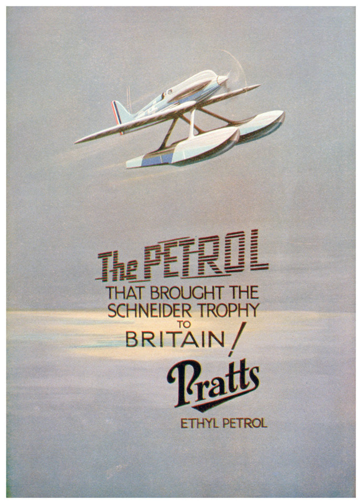 Detail of Advert for Pratts Ethyl Petrol by Anonymous