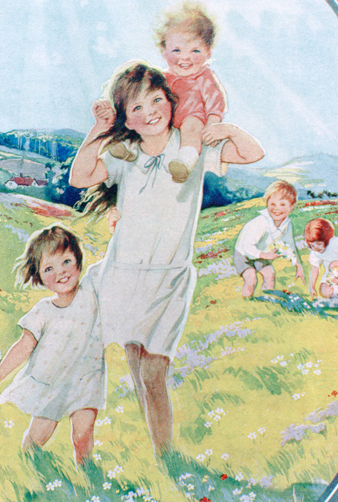 Detail of Advert for Wright's coal tar soap (detail) by Anonymous