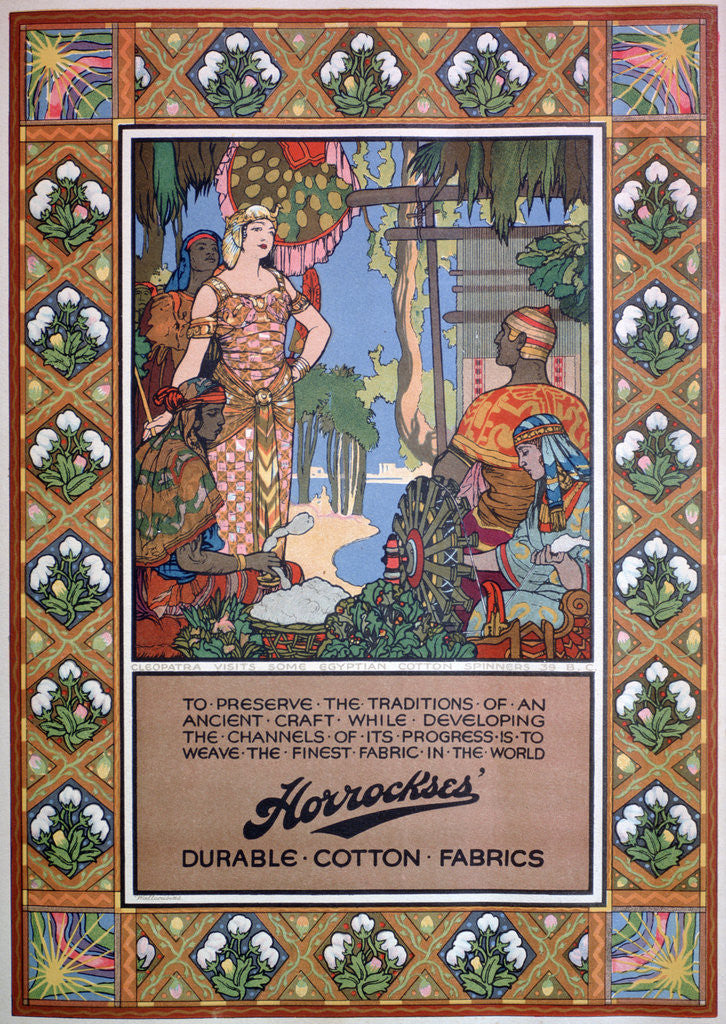 Detail of Advert for Horrockses' fabrics by Anonymous