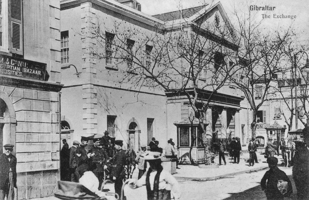 Detail of The Exchange, Gibraltar by Anonymous