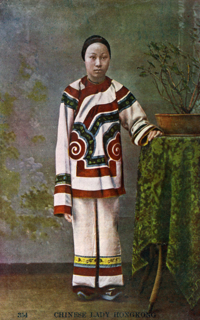 Detail of Chinese woman, Hong Kong by Anonymous