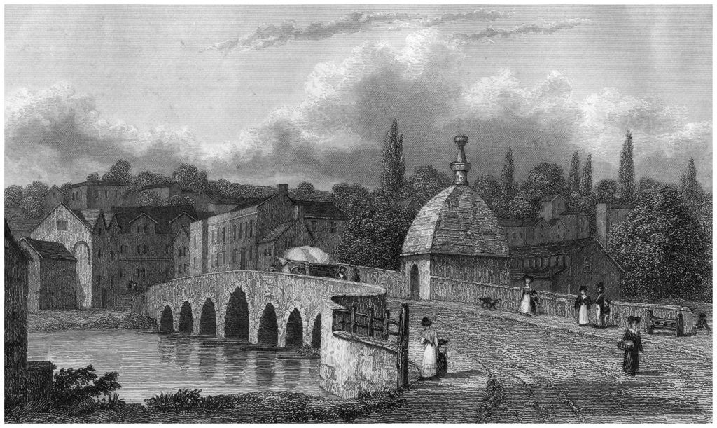 Detail of Bradford on Avon, Wiltshire by E Francis