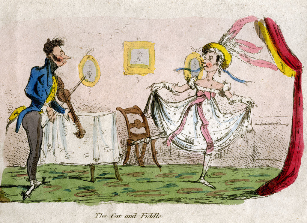 Detail of The Cat and Fiddle by Anonymous