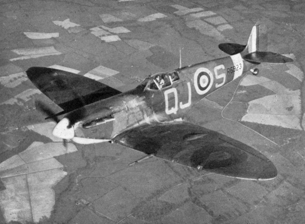 Detail of Supermarine Spitfire Mk Vb by Chas Brown