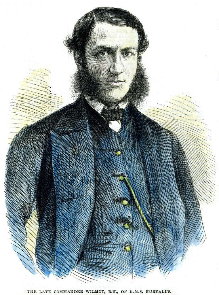 Detail of Commander Wilmot, of HMS Euryalus by Anonymous