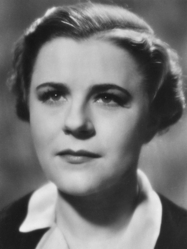 Detail of Paula Wessely, Austrian actress and film star by Anonymous