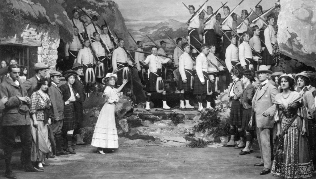 Detail of Performance of The Gay Gordons by Anonymous