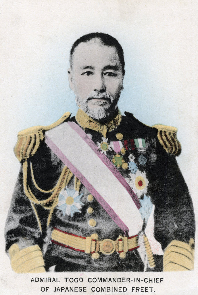 Detail of Admiral Togo, Commander-in-chief of Japanese Combined Fleet by Anonymous