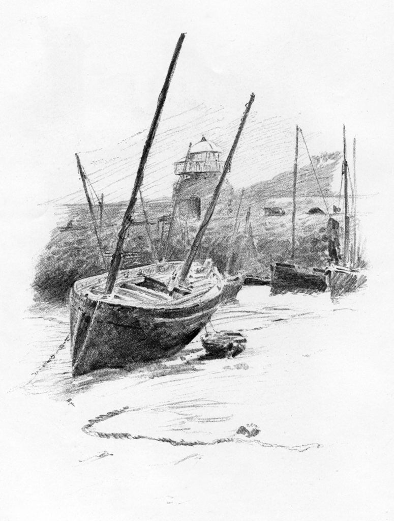 Detail of St Ives, Cornwall by Robert Norton Nance